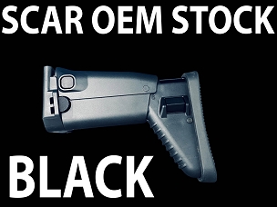 FNH SCAR STOCK 15P 16S 17S 20S, BLACK, OEM